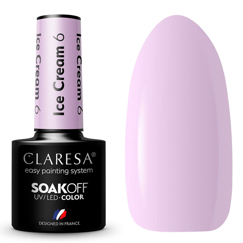 Load image into Gallery viewer, Claresa uv led gellak 5ml ice cream 6
