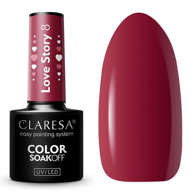 Load image into Gallery viewer, Claresa uv led gellak 5ml love story 8
