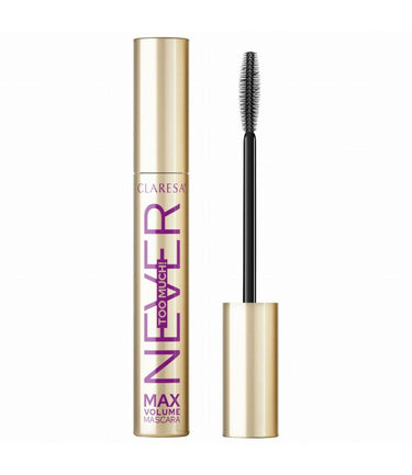 Claresa never too much! volume mascara zwart 10gr.