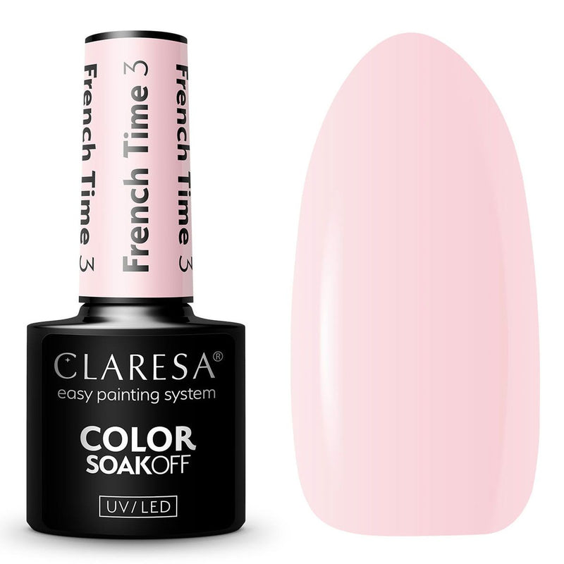 Afbeelding laden in galerijviewer, Claresa uv led gellak 5ml french time 3
