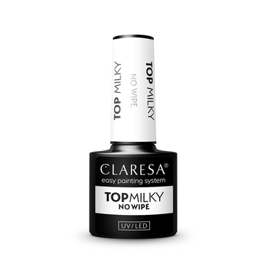 Claresa top coat milky no wipe 5ml