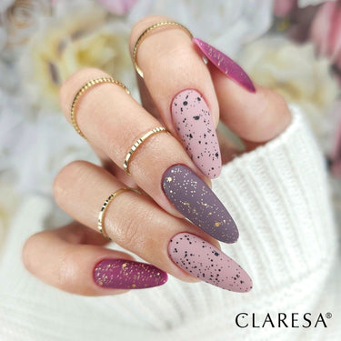 Claresa top coat bubble gold mat no wipe 5ml