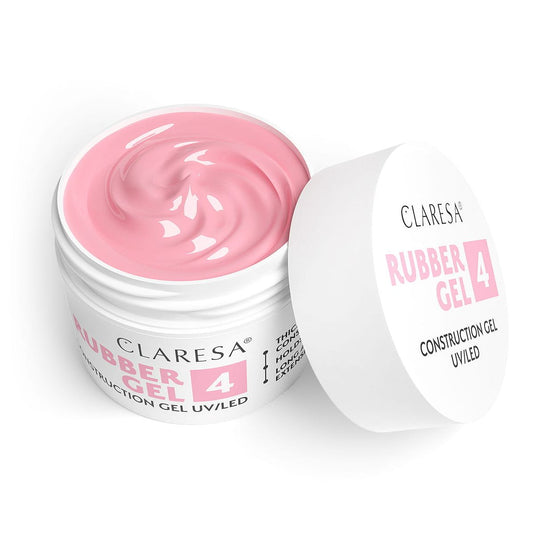 Claresa rubber gel 4 warm pink 45gr.