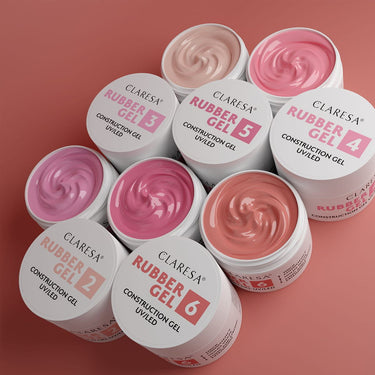Claresa rubber gel 4 warm pink 45gr.