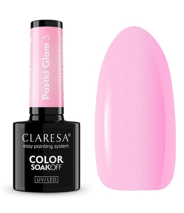 Claresa uv led gellak 5ml pastel glam 3