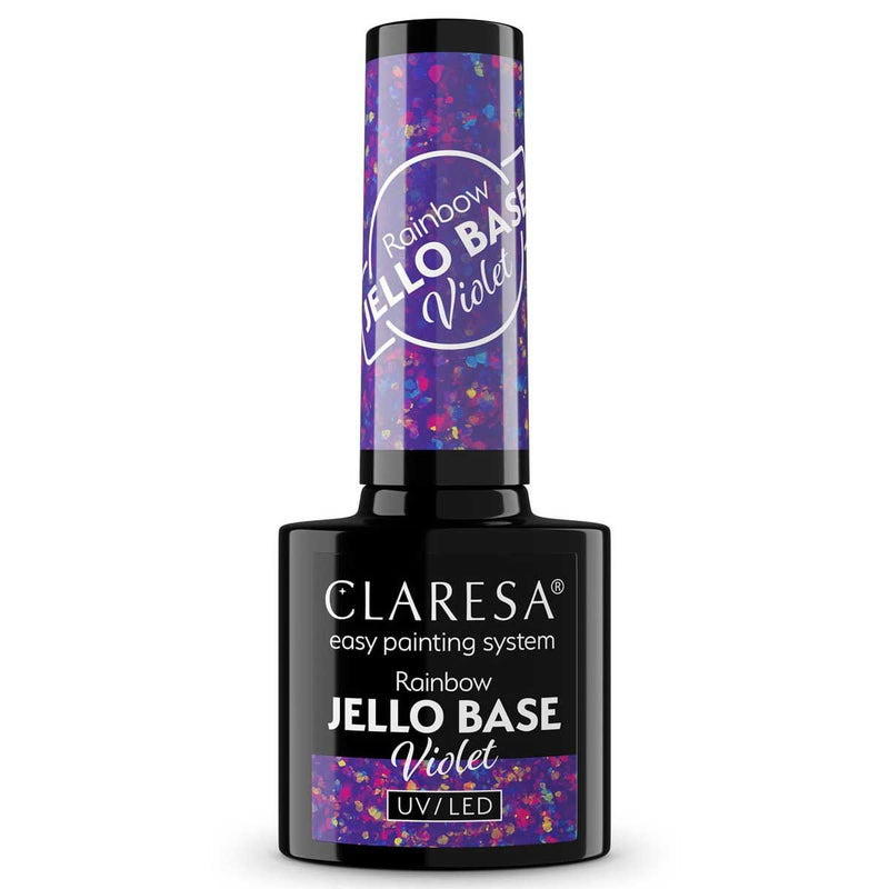Load image into Gallery viewer, Claresa rainbow jello base coat violet 5ml

