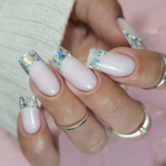 Claresa megastar silver flicker uv led art gel 10gr.