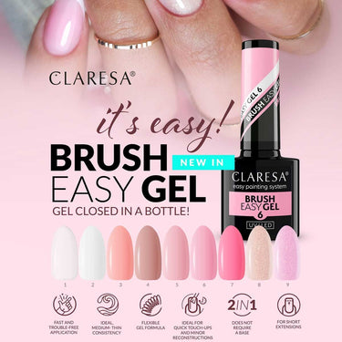 Claresa brush easy gel 4 5ml