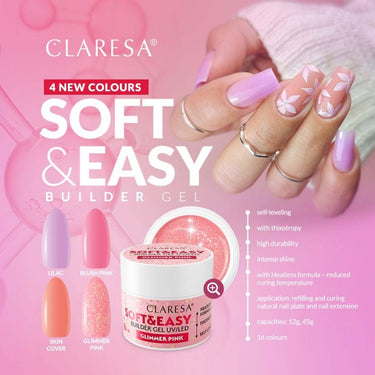 Claresa keratine soft easy builder gel skin cover 45gr.
