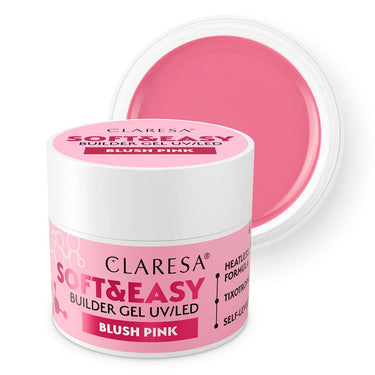 Claresa keratine soft easy builder gel blush pink 45gr.