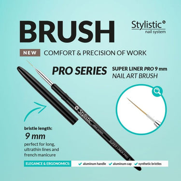 Stylistic super liner pro penseel 9mm