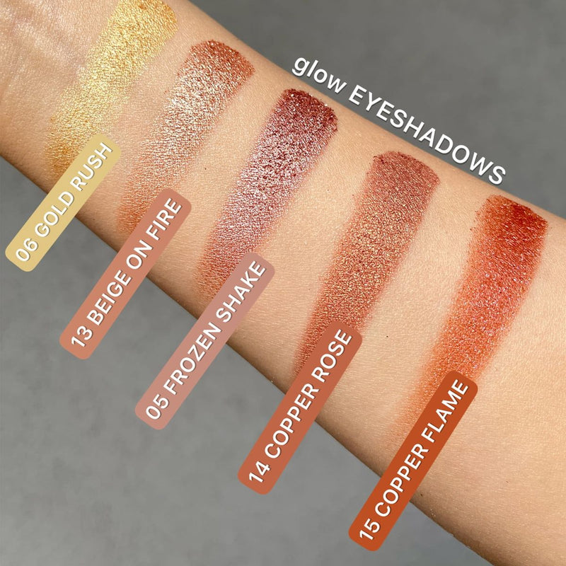 Load image into Gallery viewer, Claresa glow eyeshadow 06 gold rush
