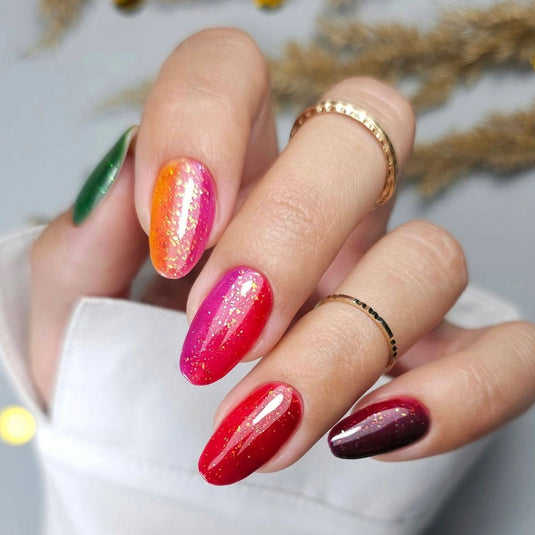 Claresa rainbow jello base coat cherry 5ml