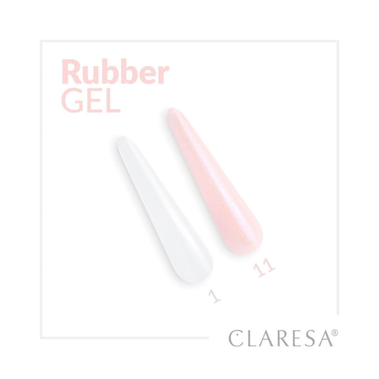 Claresa rubber gel 1 transparant 45gr.