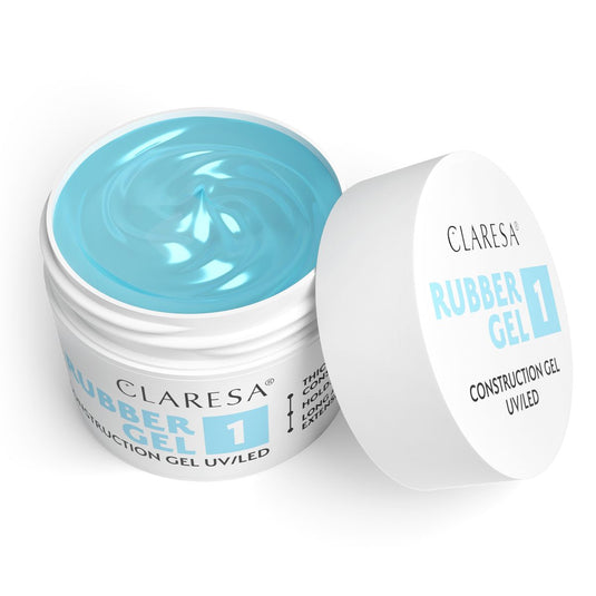 Claresa rubber gel 1 transparant 45gr.