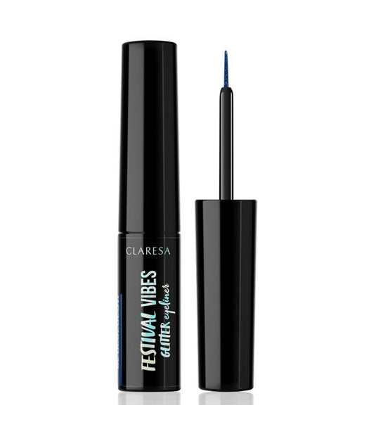 Claresa festival vibes glitter eyeliner 02 blueglow 4gr.