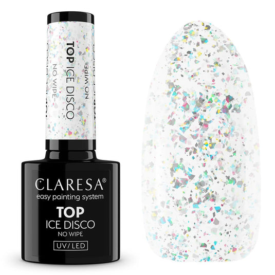 Claresa top coat no wipe ice disco 5ml