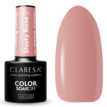 Claresa uv led gellak 5ml dusty rose 2