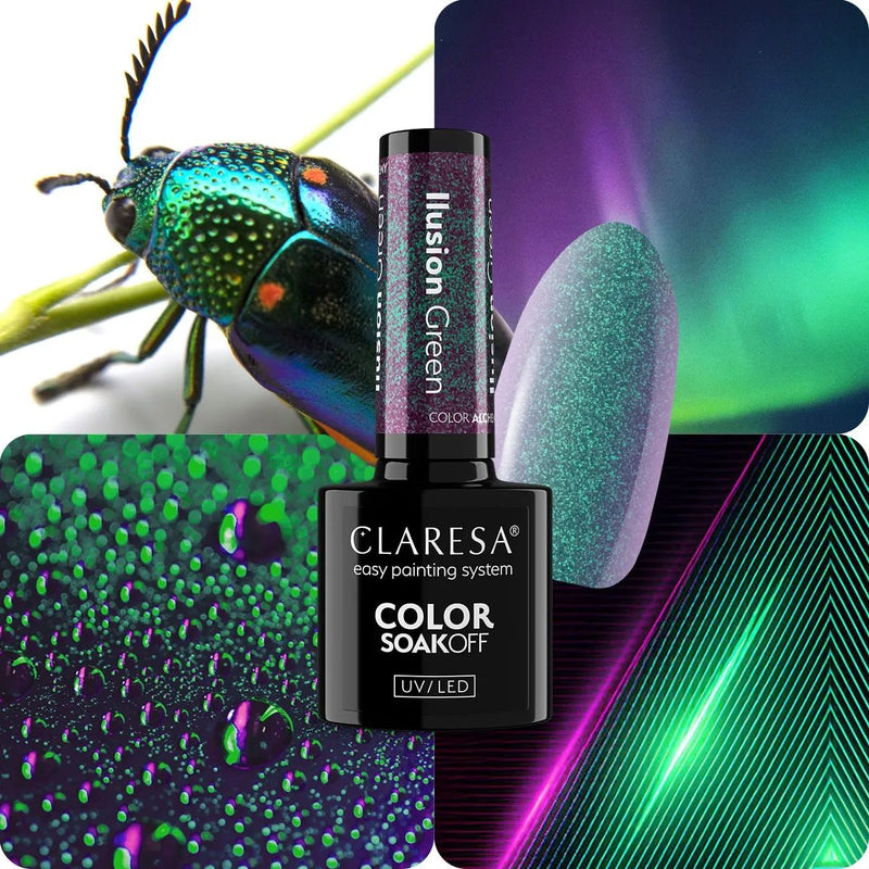 Load image into Gallery viewer, Claresa uv led gellak 5ml color alchemy - illusion green
