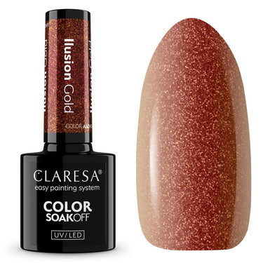 Claresa uv led gellak 5ml color alchemy - illusion gold