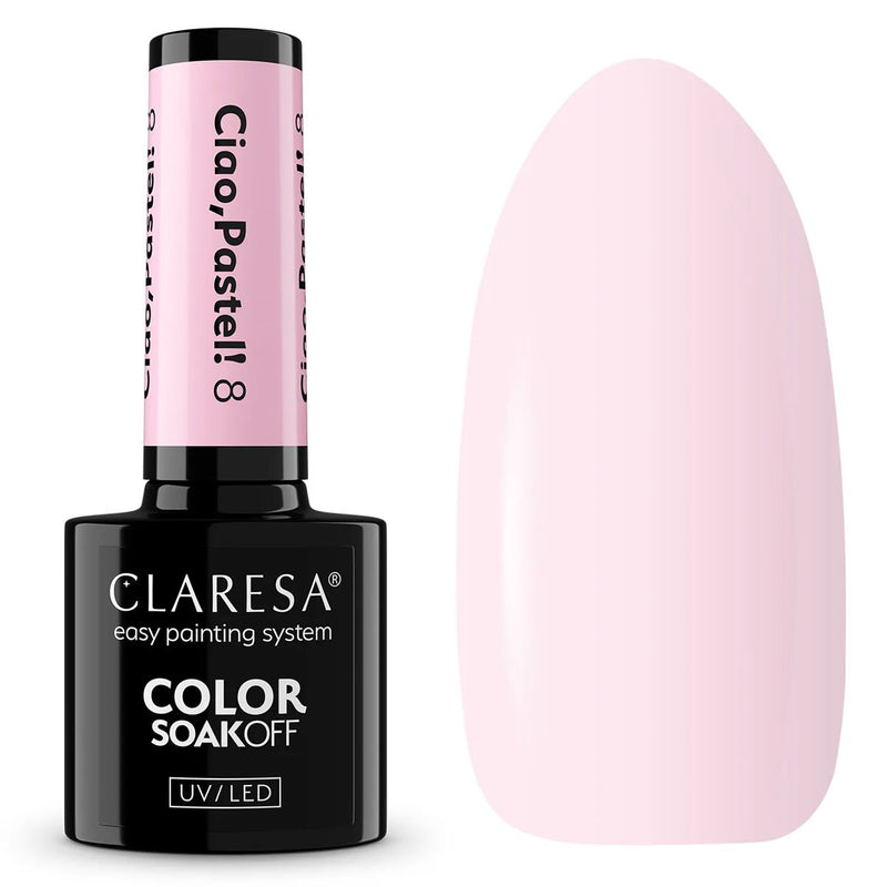 Afbeelding laden in galerijviewer, Claresa uv led gellak 5ml ciao pastel 8
