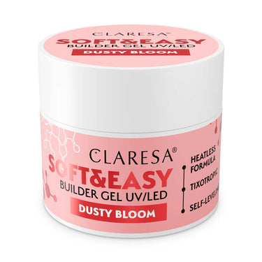 Claresa keratine soft easy builder gel dusty bloom 45gr.