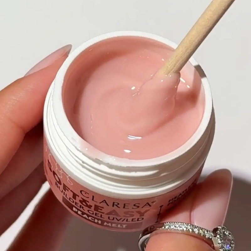 Afbeelding laden in galerijviewer, Claresa keratine soft easy builder gel peach melt 12gr.
