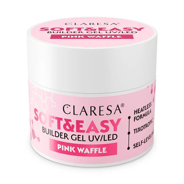 Claresa keratine soft easy builder gel pink waffle 45gr.