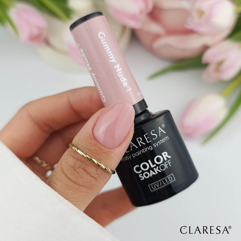 Load image into Gallery viewer, Claresa uv led gellak 5ml nude glow - gummy nude 1
