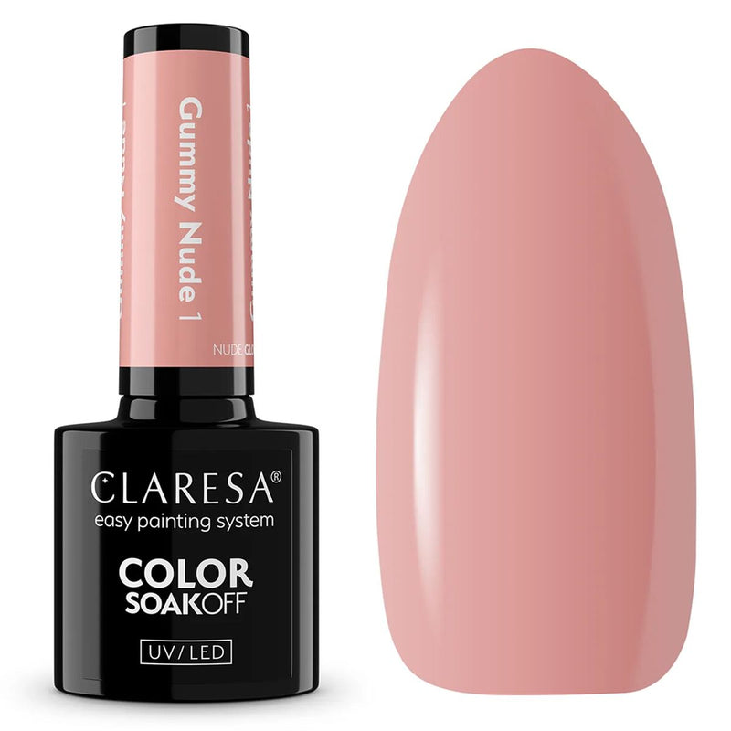 Load image into Gallery viewer, Claresa uv led gellak 5ml nude glow - gummy nude 1
