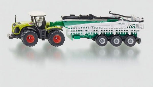 Siku claas xerion met vacuum tanker 1827