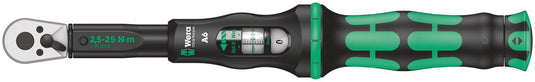 Wera click-torque a 6 draaimomentsleutel met omschakelratel, 1 4 duim zeskant, 2.5 - 25 nm - 1 stuk(s) - 05075605001