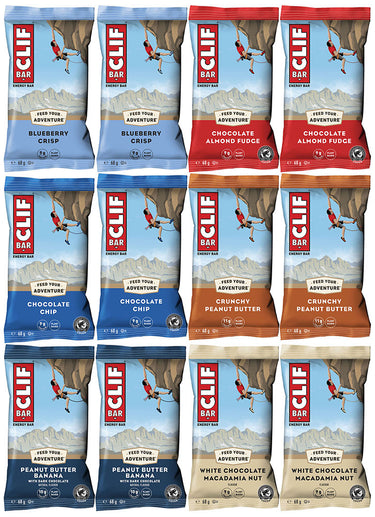 Clif bar energy bar mixed 12x68g box