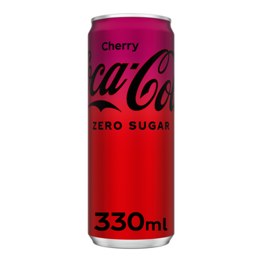 Coca-cola zero cherry blik (24x 33cl)