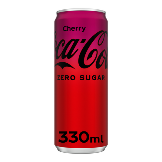 Coca-cola zero cherry blik (24x 33cl)