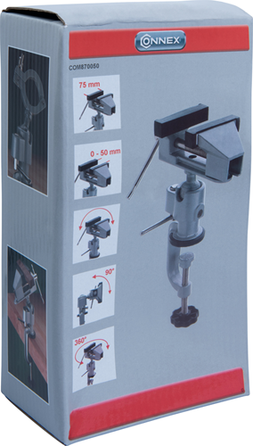 Load image into Gallery viewer, Connex bankschroef 50mm (360gr) loopt uit - com870050
