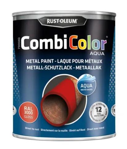 Rust-oleum combicolor aqua ral9010 hoogglans zuiverwit 750ml