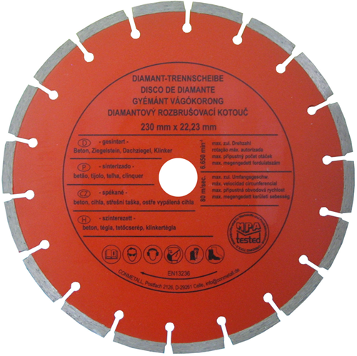 Load image into Gallery viewer, Con:p diamantslijpschijf beton 230mm - b23125
