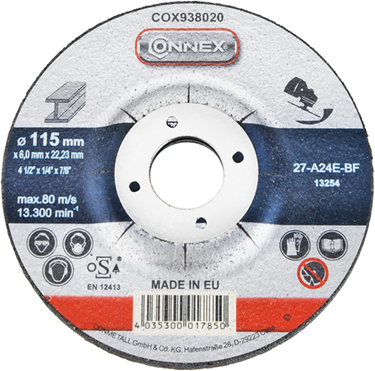 Connex afbraamschijf metaal 115mm - cox938020