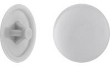 Connex afdekkap pz d12 pvc 50st gr - ky3180035