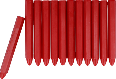 Connex krijt vettig rood 12st - coxt780562