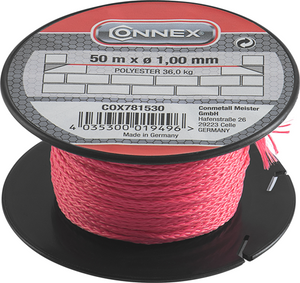 Connex metselkoord pes 1mm ro bobijn 50m - cox781530
