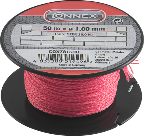Load image into Gallery viewer, Connex metselkoord pes 1mm ro bobijn 50m - cox781530

