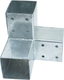 Connex pergola-verbinding 200x200x200 90vz - hv4242