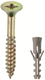 Connex pz-schroef 5.0x50 + plug bag 25st - b33383