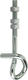 Connex schommelhaak m12x250 vz - dy270532
