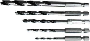 Connex set houtboren 3-8mm 6k 5dlg rood - cox978305
