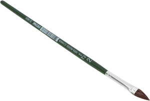 Copenhagen pro autolakpenseel | maat 02 | pony haar | fsc groen gelakte houten steel - 23.149.01