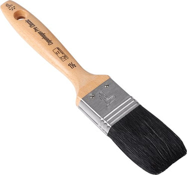 Copenhagen pro classic platte kwast - maat 1.5 - zwart chinees varkenshaar - fsc houten steel - 23.202.15