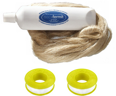 Cornat dichtingset hennep+neofermit+teflon - t380501
